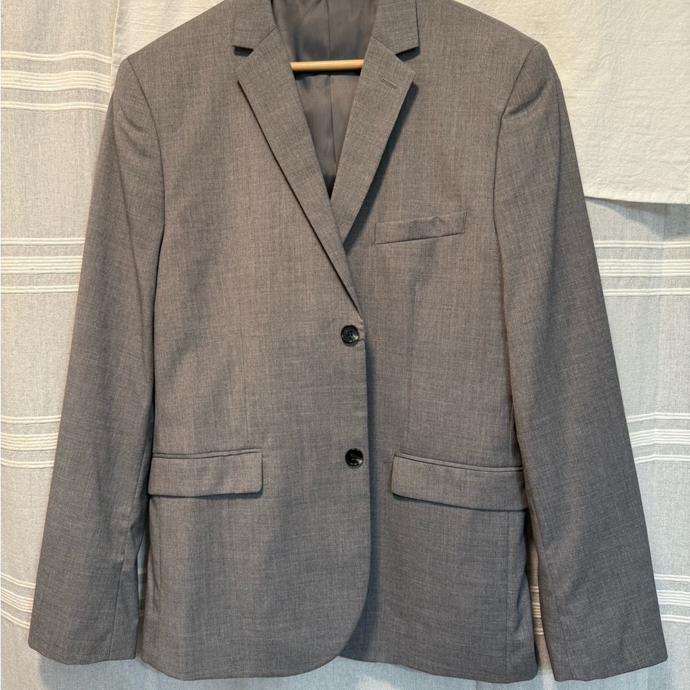 H&M Charcoal Gray Men's Slim Fit Blazer